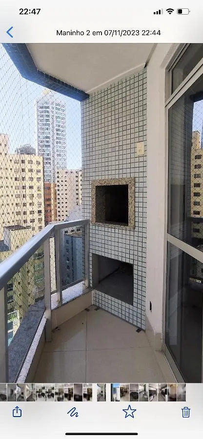 Ap De Fundos Em Condominio Beira Mar Com Garagem, Wifi E Tv A Cabo Balneário Camboriú 0*,  Brasil