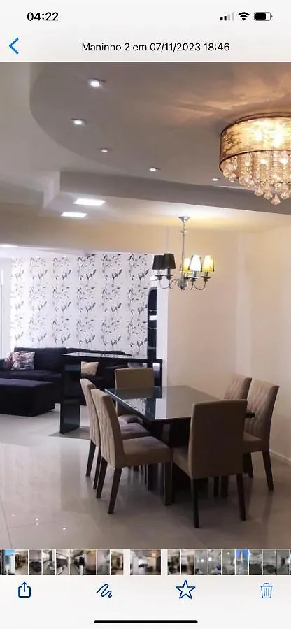 Ap De Fundos Em Condominio Beira Mar Com Garagem, Wifi E Tv A Cabo Balneário Camboriú