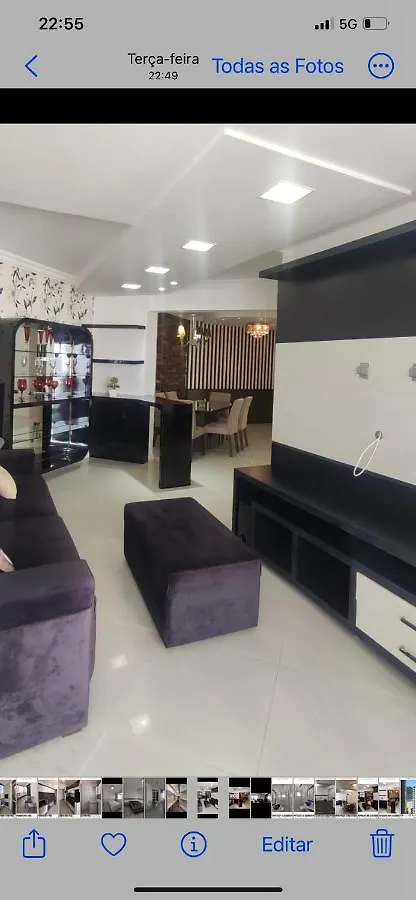 Ap De Fundos Em Condominio Beira Mar Com Garagem, Wifi E Tv A Cabo Balneário Camboriú 公寓